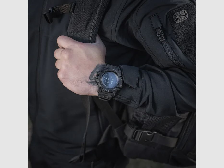 M-Tac® Taktische Uhr Adventure Schwarz