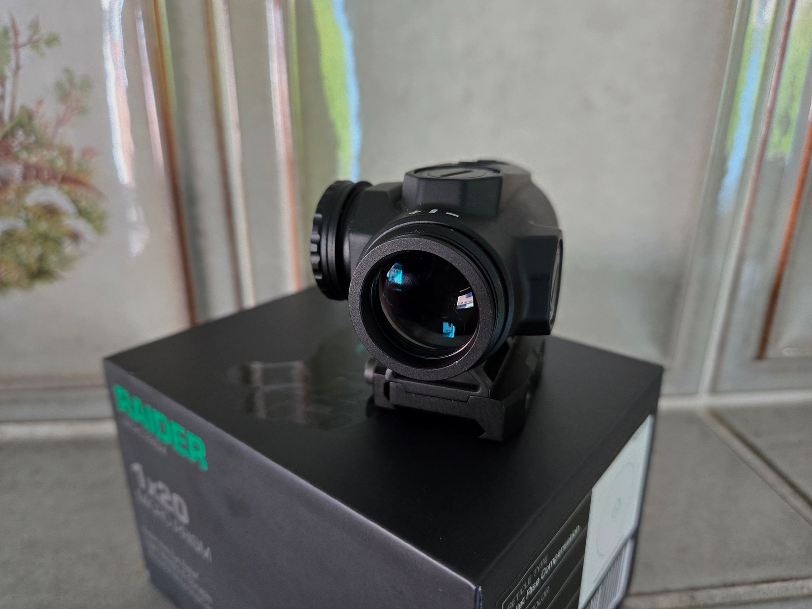 Swamp Fox RAIDER 1X Mikroprismen-Visier mit grünem BRC-Absehen, schwarz neuwertig Rechnung