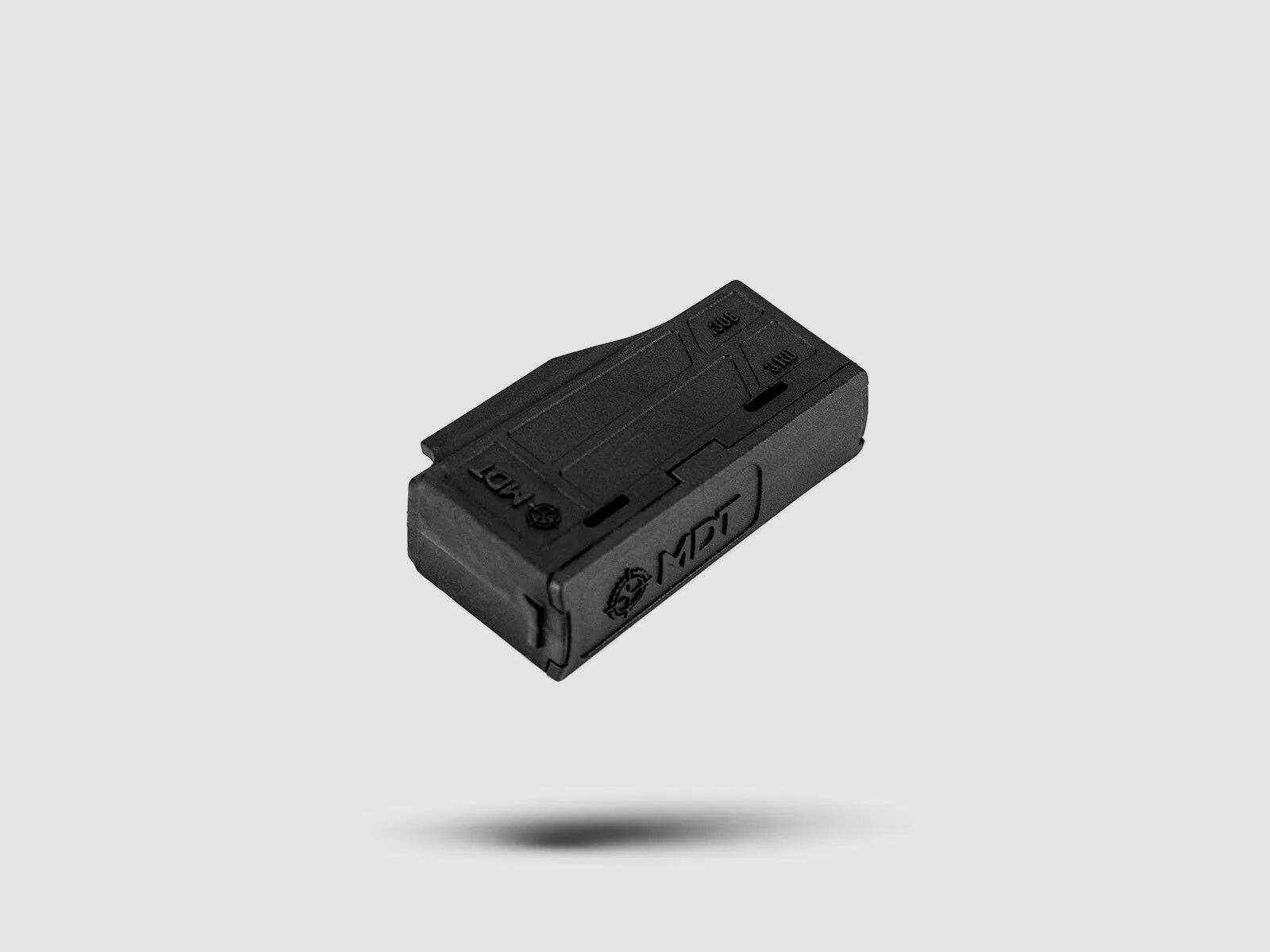 MDT Chassis Magazin Short Action - AICS - 3 Schuss - .308 Win. - schwarz