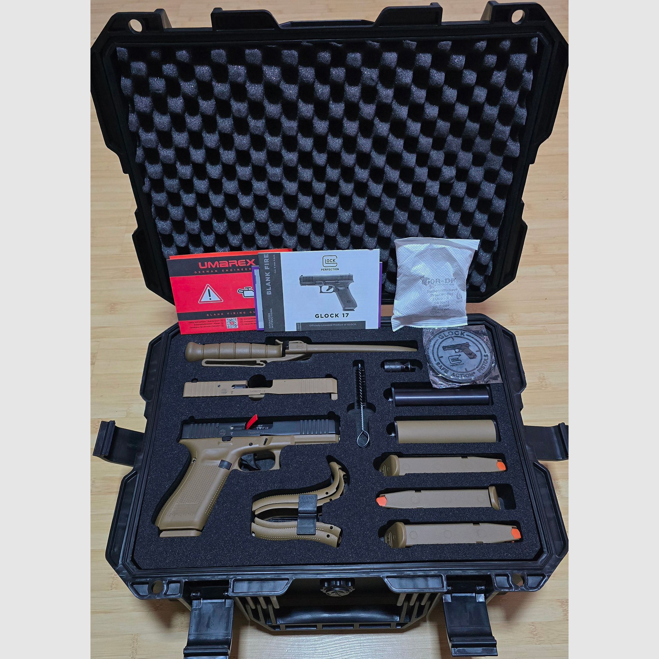Glock 17 SV Stahlverschluss 9mm PAK Double Set Limitado 300