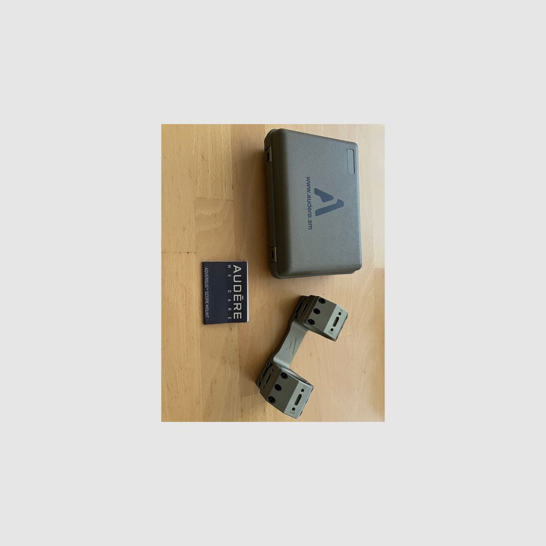 AUDERE Zielfernrohrmontage Adversus Ø34 H38 20MOA Bronze