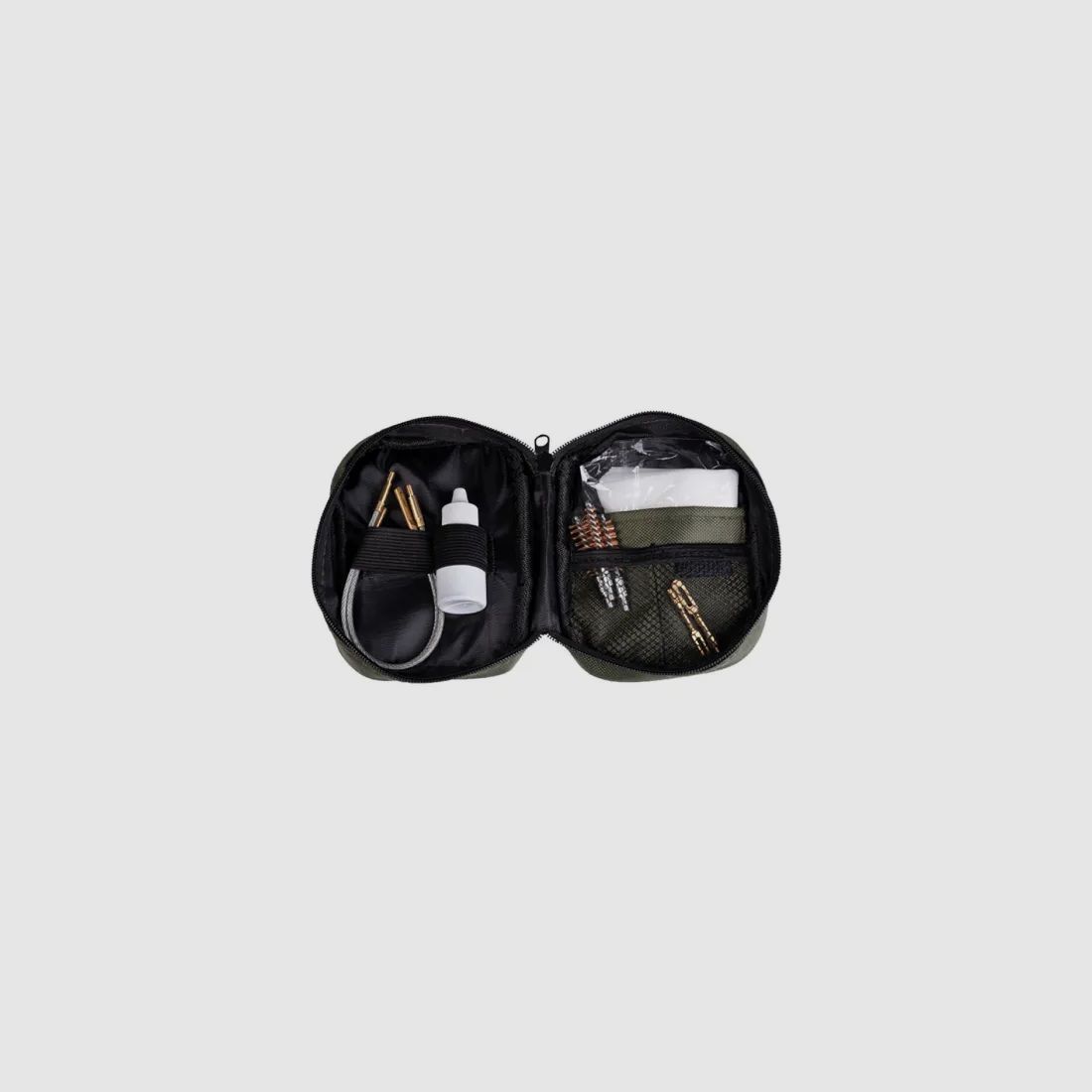 Set di pulizia per pistola, calibro 40, 45, 357, 38, 22 e 9 mm, inclusa borsa