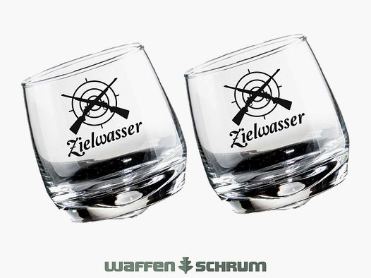 AKAH Wackelglas Zielwasser 2er Set / 27 CL