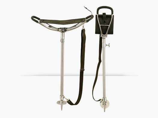 Steel and Leather Seat Stick