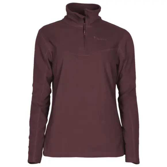Pull en Polaire Bordeaux Tiveden pour Femme Pinewood