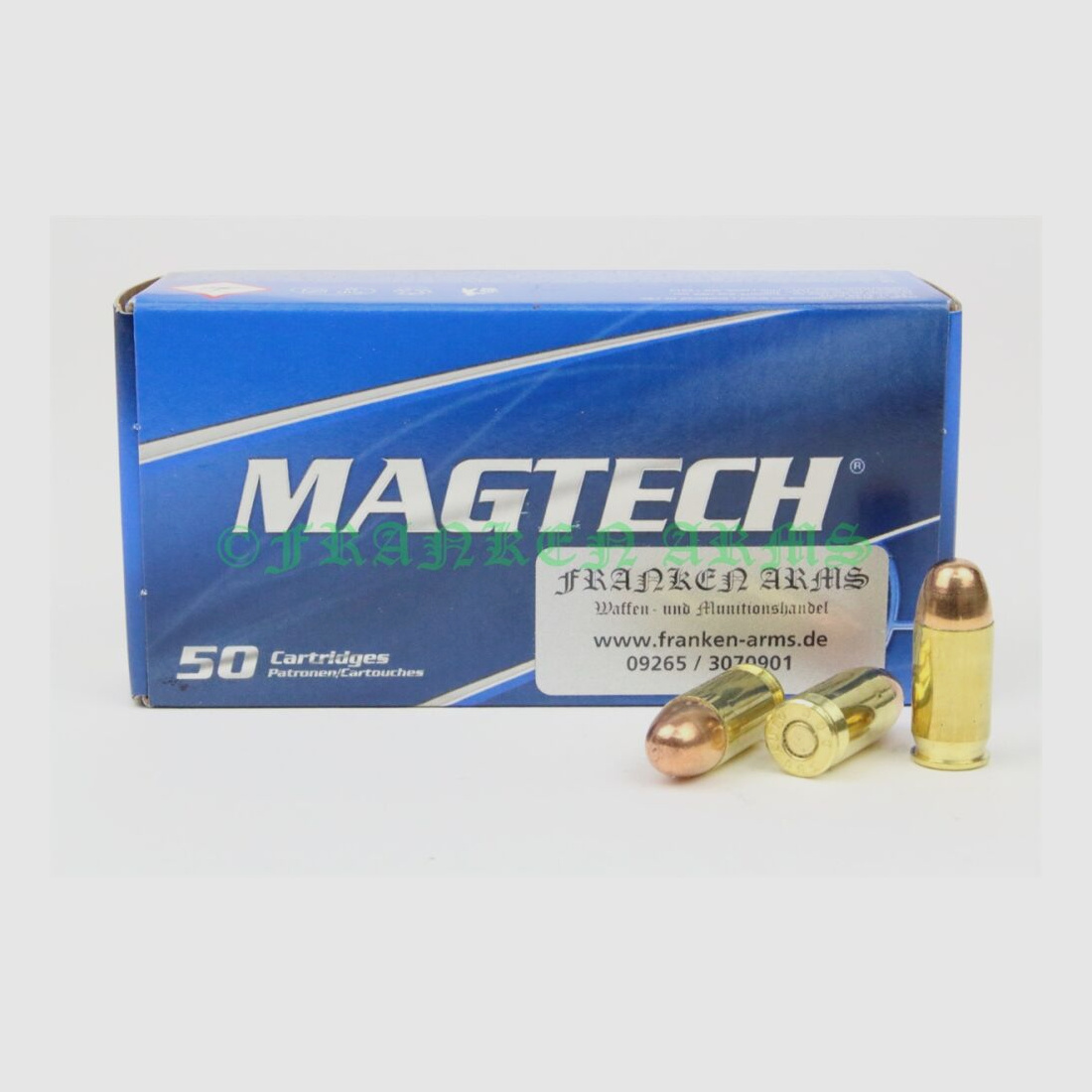 Magtech 9mm short (.380 Auto) FMJ 95gr. 6.15g 50 pieces quantity discounts