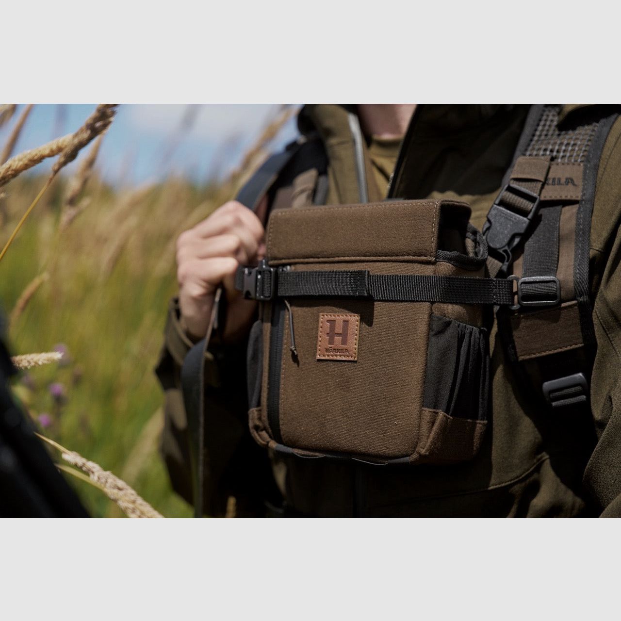 Gurt für Ferngläser Harkila Harness Dark Willow Green, Bild 8 von 12
