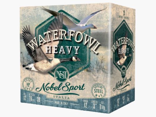 Nobel Sport Italia 12/76 Steel Waterfowl Heavy HP 3,3mm - 39g ANS123STHY3