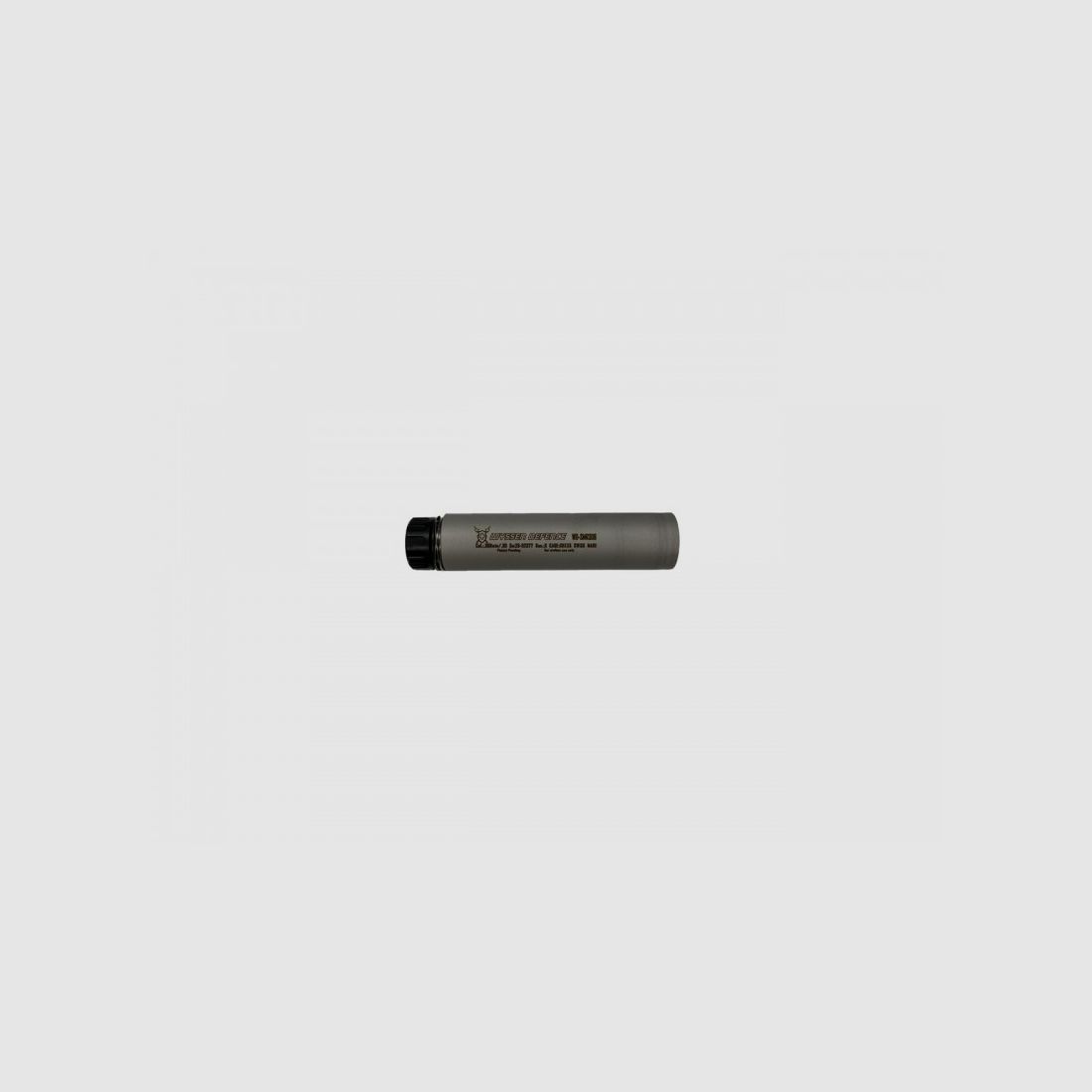 Supresor Wyssen para rifle semiautomático Cal. .223 montaje NATO gris