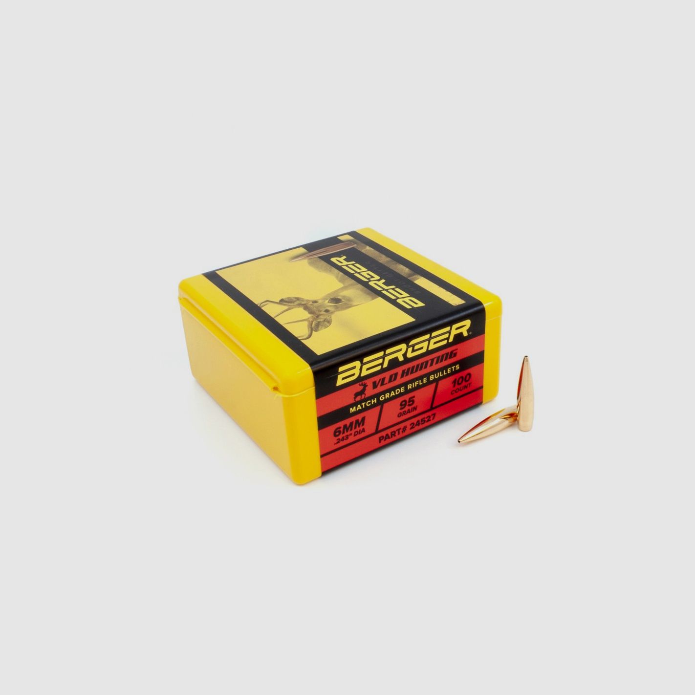 BERGER GESCHOSSE 6MM (.243) 95gr VLD JAGD 100 Stk, Bild 2 von 3