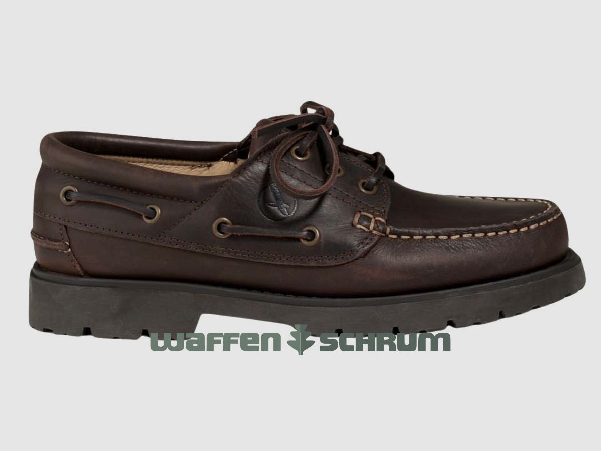 Aigle Lederschuh Tarmac Marron / Fonce
