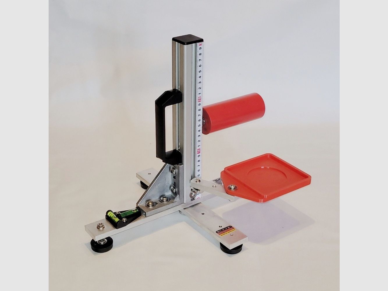 KGF Auflagestativ - Auflageständer Alu X-300-Ultimate klappbar mit Buchenholz-Auflage, Waage, Griff, Maßband + Munitionshalter