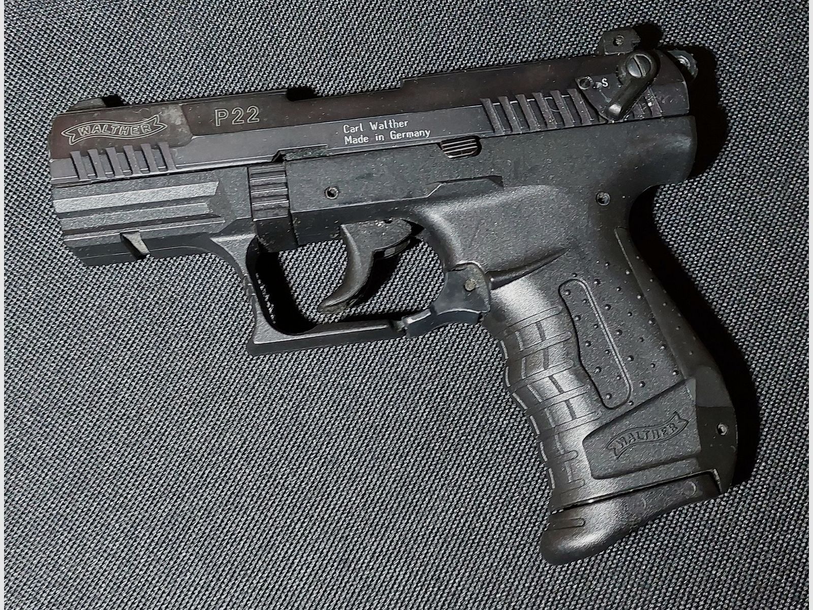 Walther P22 (P 22 Classic) Schreckschusspistool 9mm P.A.K. zwart (PTB 778)