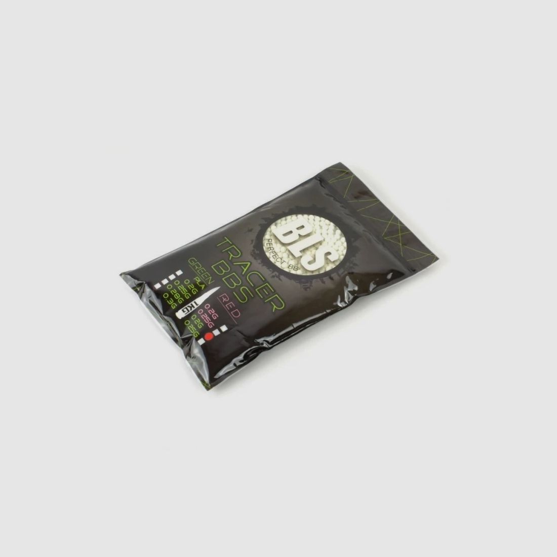 BLS Airsoft Tracer BB`s 0.20g "Glow in the Dark" (5000 Stück) - Leuchtspur Grün