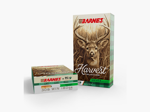 Barnes Harvest Collection BWB .308 Win. 11.7 g / 180 gr Sierra Pro-Hunter RN Hunting Ammunition – 20 pieces #32557