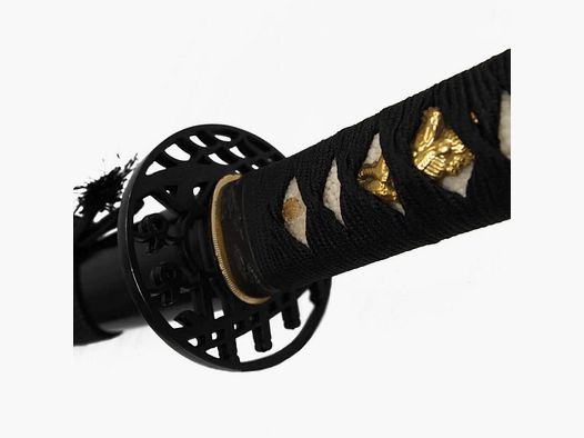 DerShogun Soshu Kitae Katana Samuraischwert mit Lehmhärtung