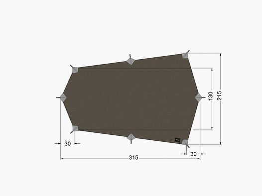 Tatonka Tarp Wing LT – ultralight trekking tarp