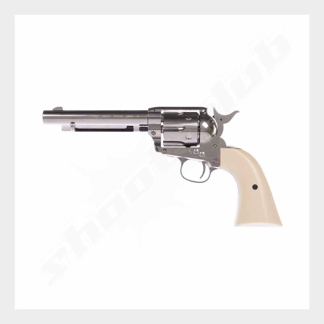 Colt	 SAA .45-5.5'' CO2-Revolver 4,5mm - Nickel finish