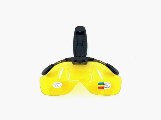 Lunettes de tir "Hat Clip", jaune