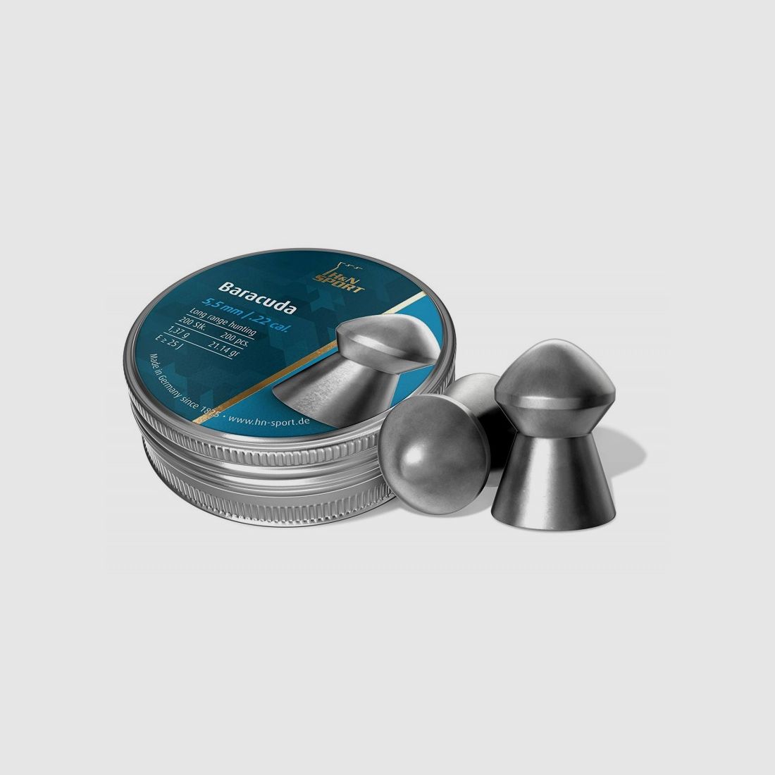 H&N PIOMBINI BARACUDA MATCH 5,51 CONF. 200 PZ