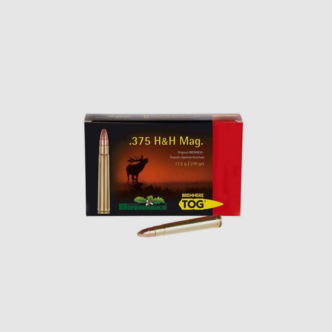 .375 H&H Mag. TOG 17,5g/270grs. Brenneke