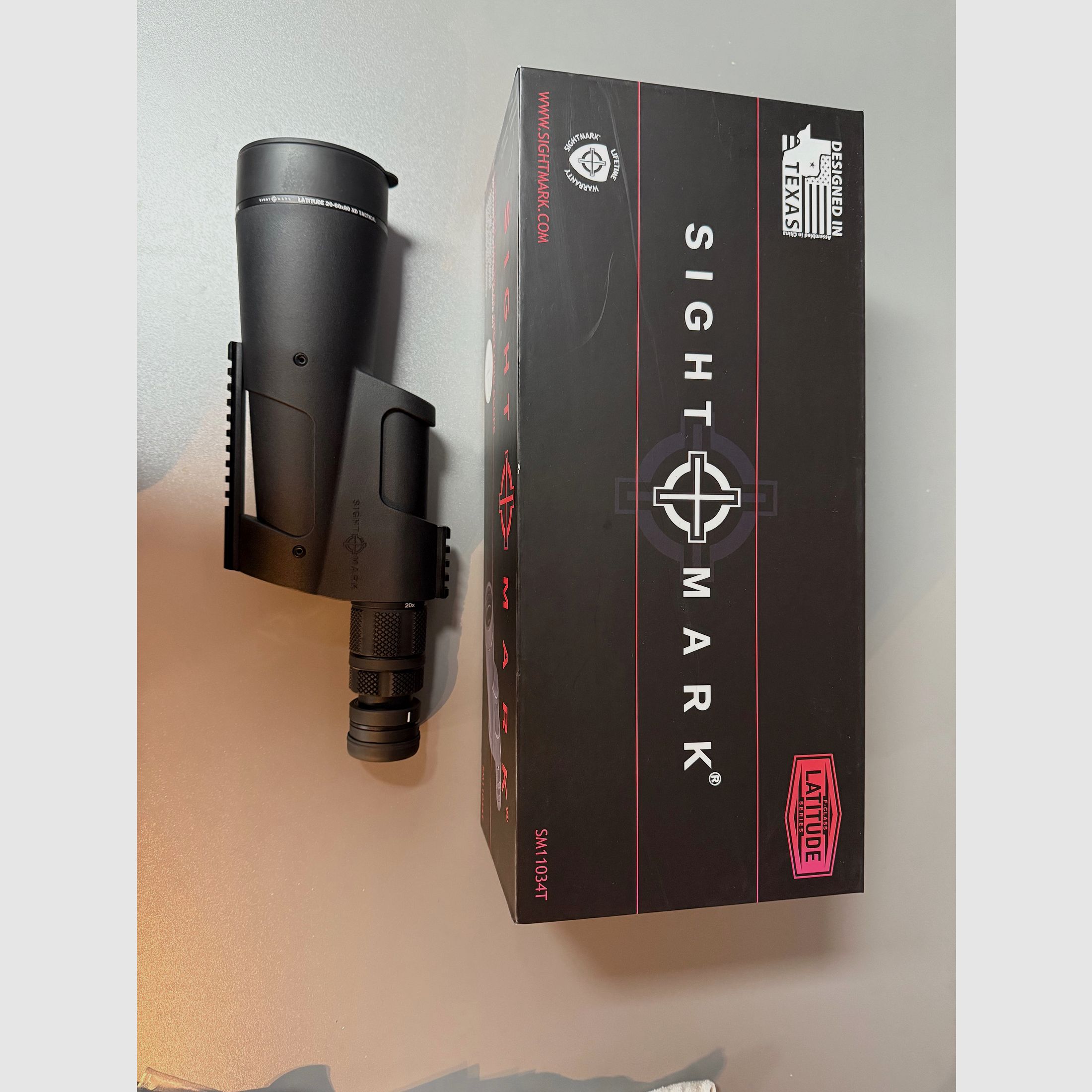 Sightmark Latitude Spektiv - Tactical Spotting Scope - 20-60x80