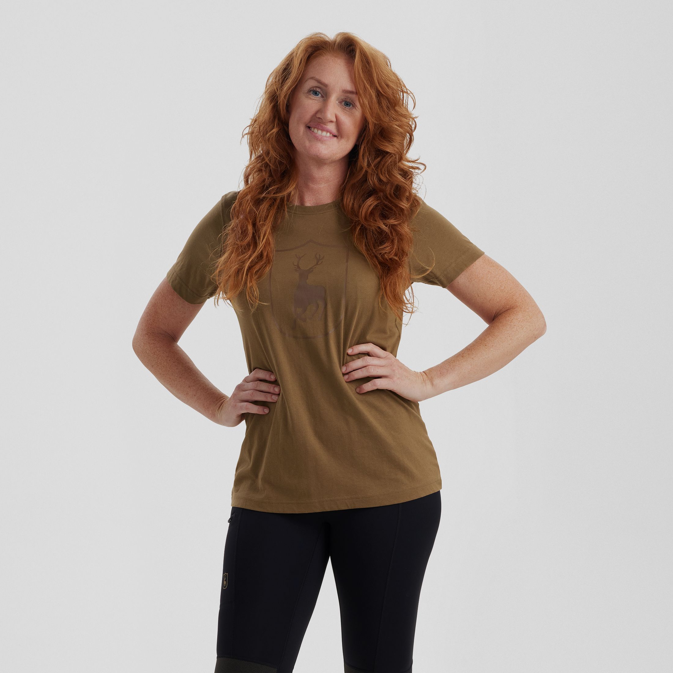 Lady Logo T-Shirt - Butternut - Women's Clothing Size: 44