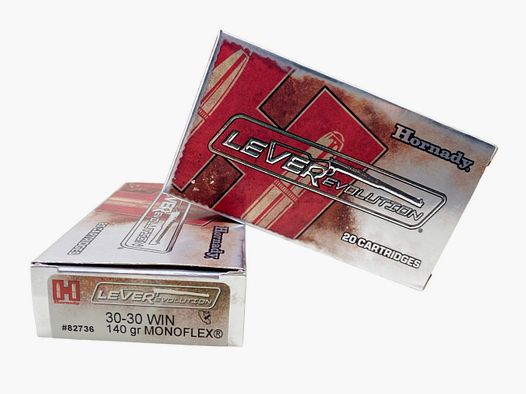 Munition Hornady 30-30 Win MONOFLEX LEVER REVOLUTION 140 gr