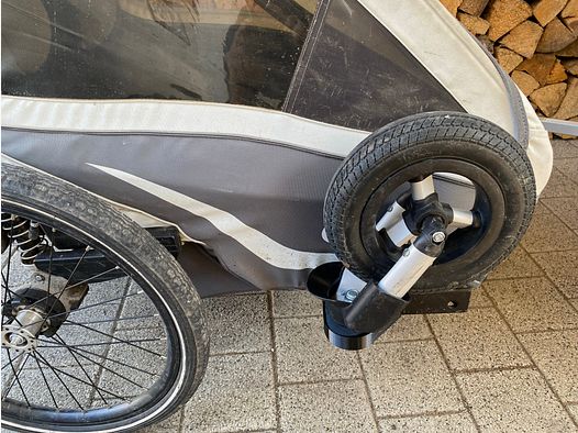 Buggyrad-Halter Professional für Qeridoo Kidgoo & Sportrex Anhänger