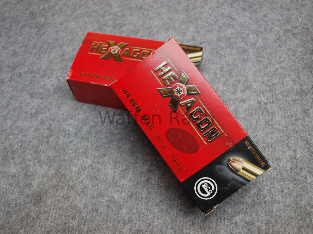 Geco .44 Magnum Hexagon Geco .44 Magnum Hexagon 19.4g/300grs.