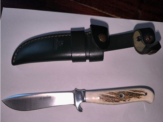 AKAH Jagdnicker mit Drop Point Klinge 