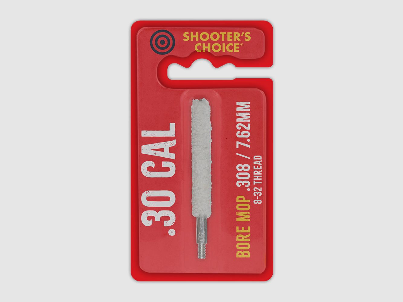 Spazzola in lana Shooter’s Choice .30 / 7.62 mm Cotone 3" - 8-32 (SHF-3M30)