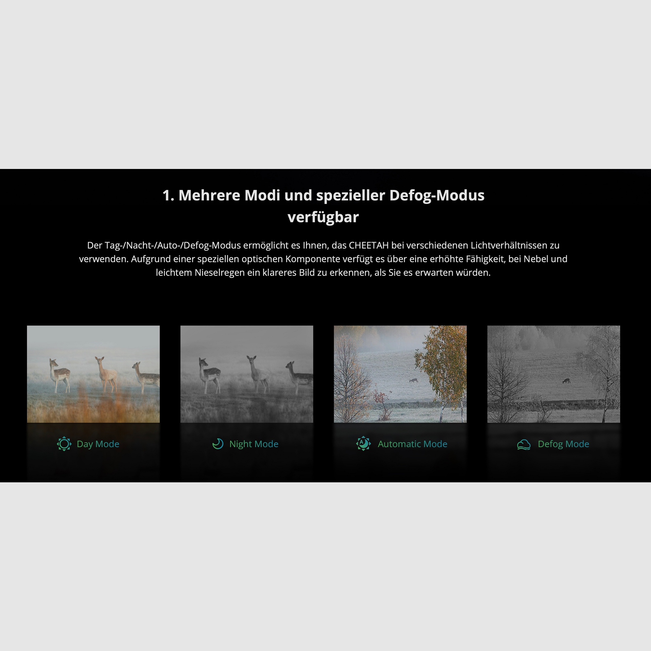 Hikmicro 50-2-076 Clip-On Cheetah C32F-N 940 nm integrierter IR Strahler