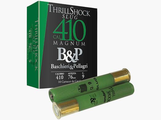 Baschieri & Pellagri .410 3 Big Thrill Shock Slug 9g