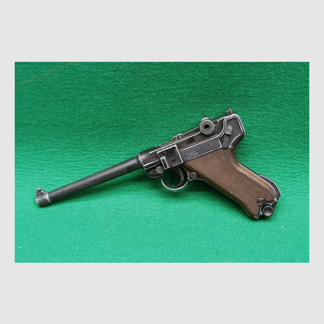 ME Cuno Melcher ME P04 9mm P.A.K manico in legno in stile antico