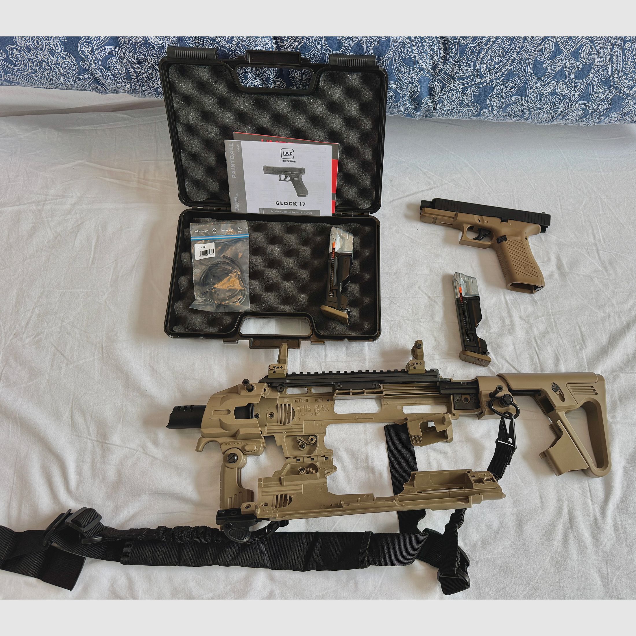 Umarex Glock 17 Gen5 T4E kal. 0.43 Carbin w FDE (Flat Dark Earth) -- Rarytas --