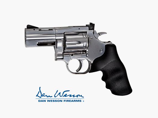 Dan Wesson 715 Revolver, 2.5″ Silver – 4.5 mm Co2 Steel BBs