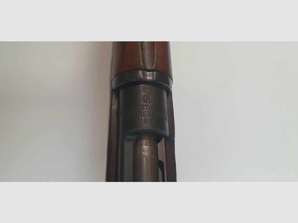 CARL GUSTAFS STADSGEVÄRSFAKTORI Carabine à répétition Mauser M96 Carl Gustafs 1917, calibre 6,5x55 Suédois