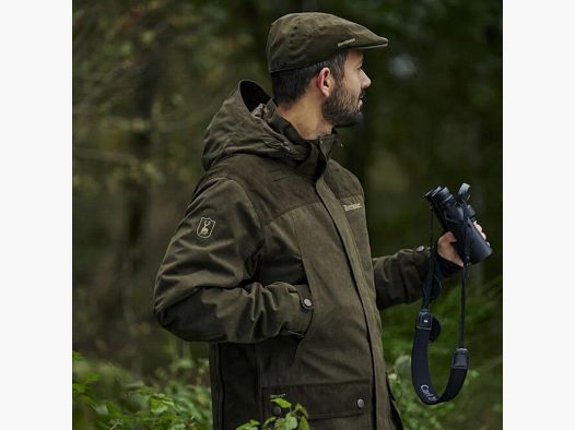 Deerhunter Eagle Jacke grün wasserdicht mit abnehmbarem Kapuze
