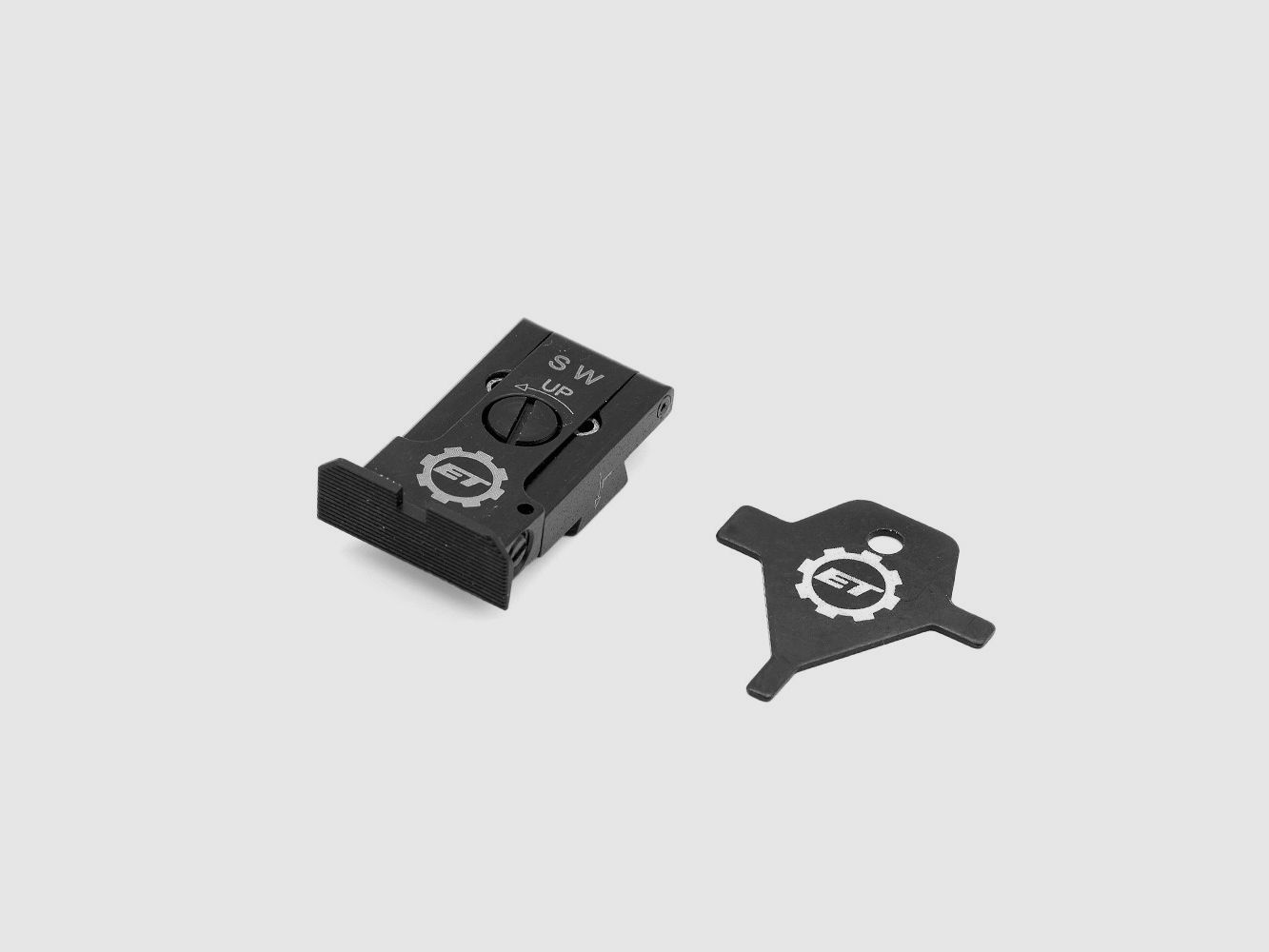 Eemann Tech Adjustable Rear Sight for CZ SP-01 SHADOW, CZ SHADOW 2, image 1 of 3