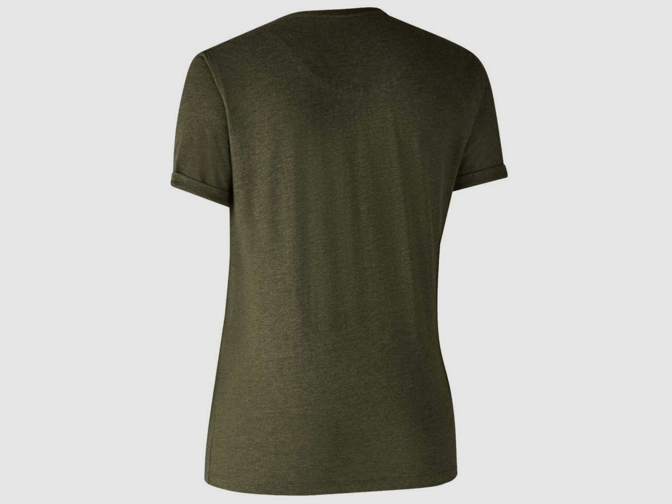 Lote de 2 camisetas básicas para mujer verde y negra Deerhunter, imagen 4 de 5