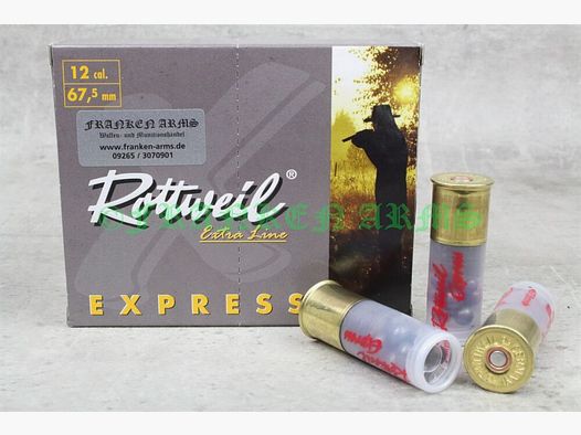 Rottweil Express 12/67,5 7,4mm 10 pezzi prezzi a scalare