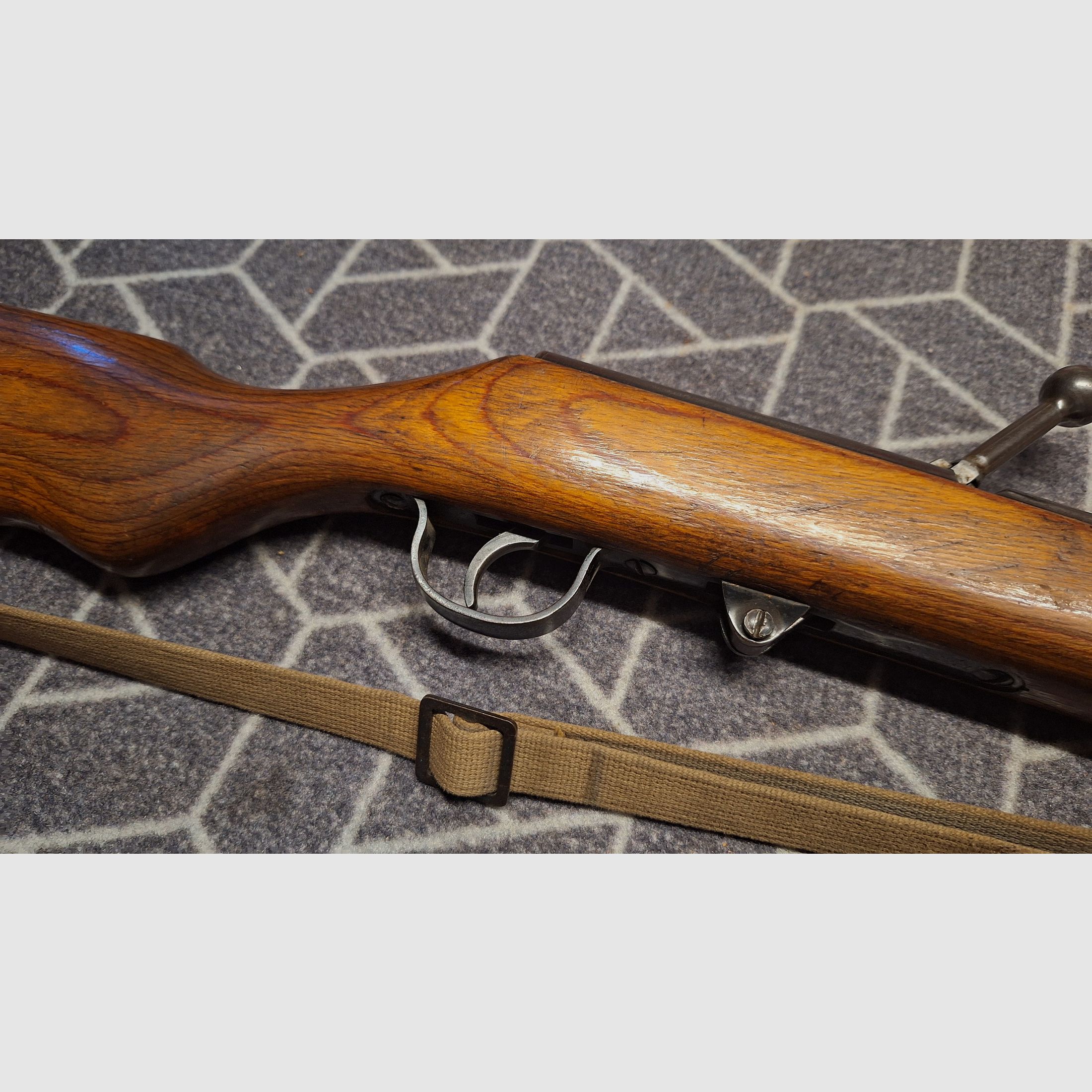 Haenel Suhl Sport Modell 49a (no 310) con correa, funda y cargador de 12!