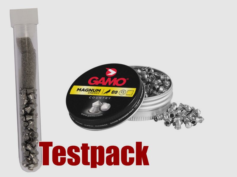 Testpack Spitzkopf Diabolos Gamo Magnum Country Kaliber 5,5 mm 1,0 g gerifflet 20 StĂĽck