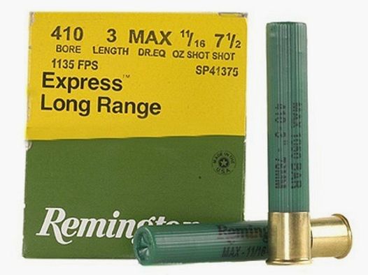 Cartuchos de caza .410/76 REMINGTON EXPRESS Extra Long Range 20gr. P-7.5