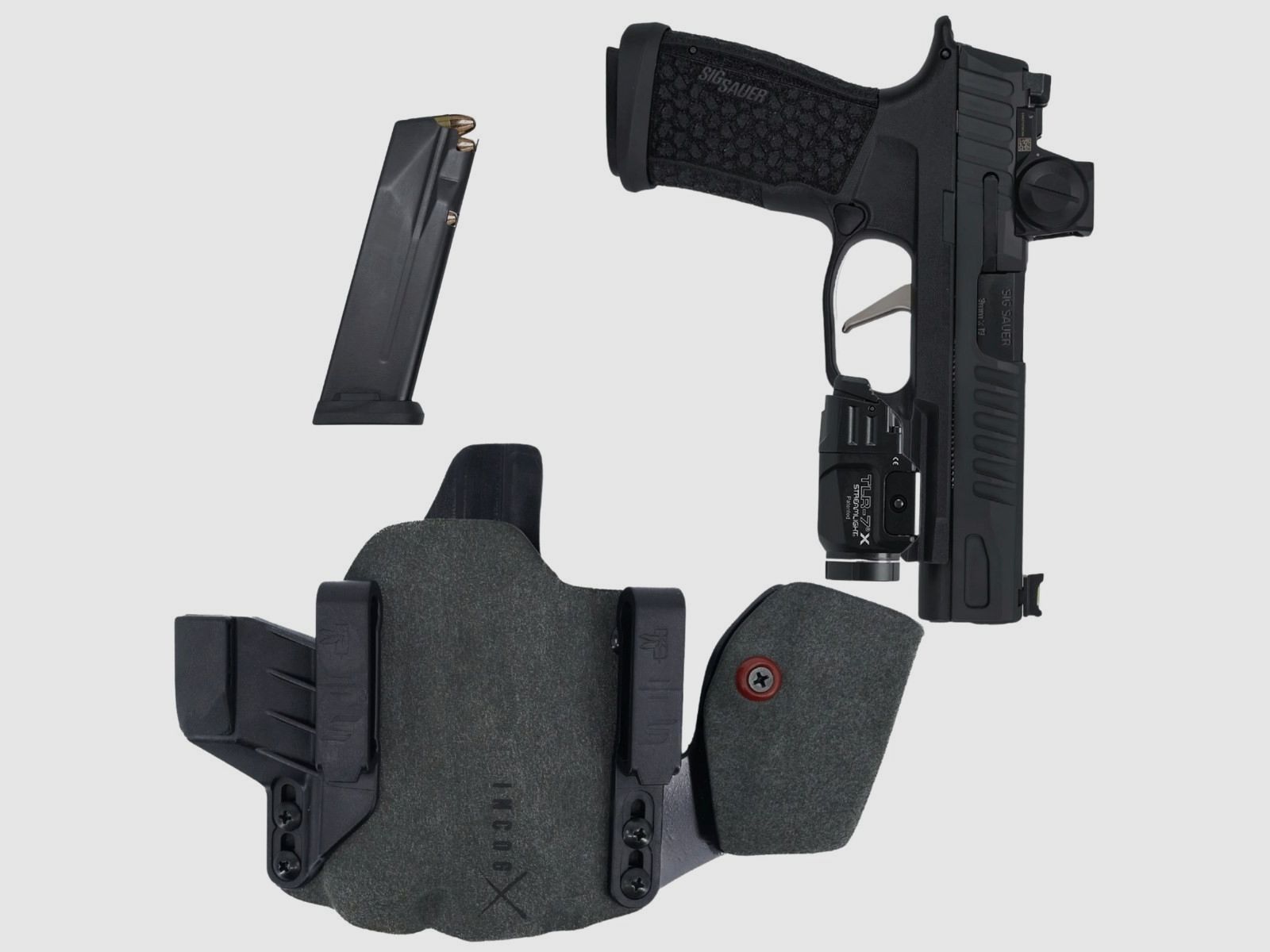 Safariland - IWB-holster Incog X voor Sig Sauer P365 XMacro met lamp en Mag Caddy - Rechts - INCOG-0-565-A-7-CX1-61-MC / SL_ICH_P365M_L, afbeelding 12 van 12