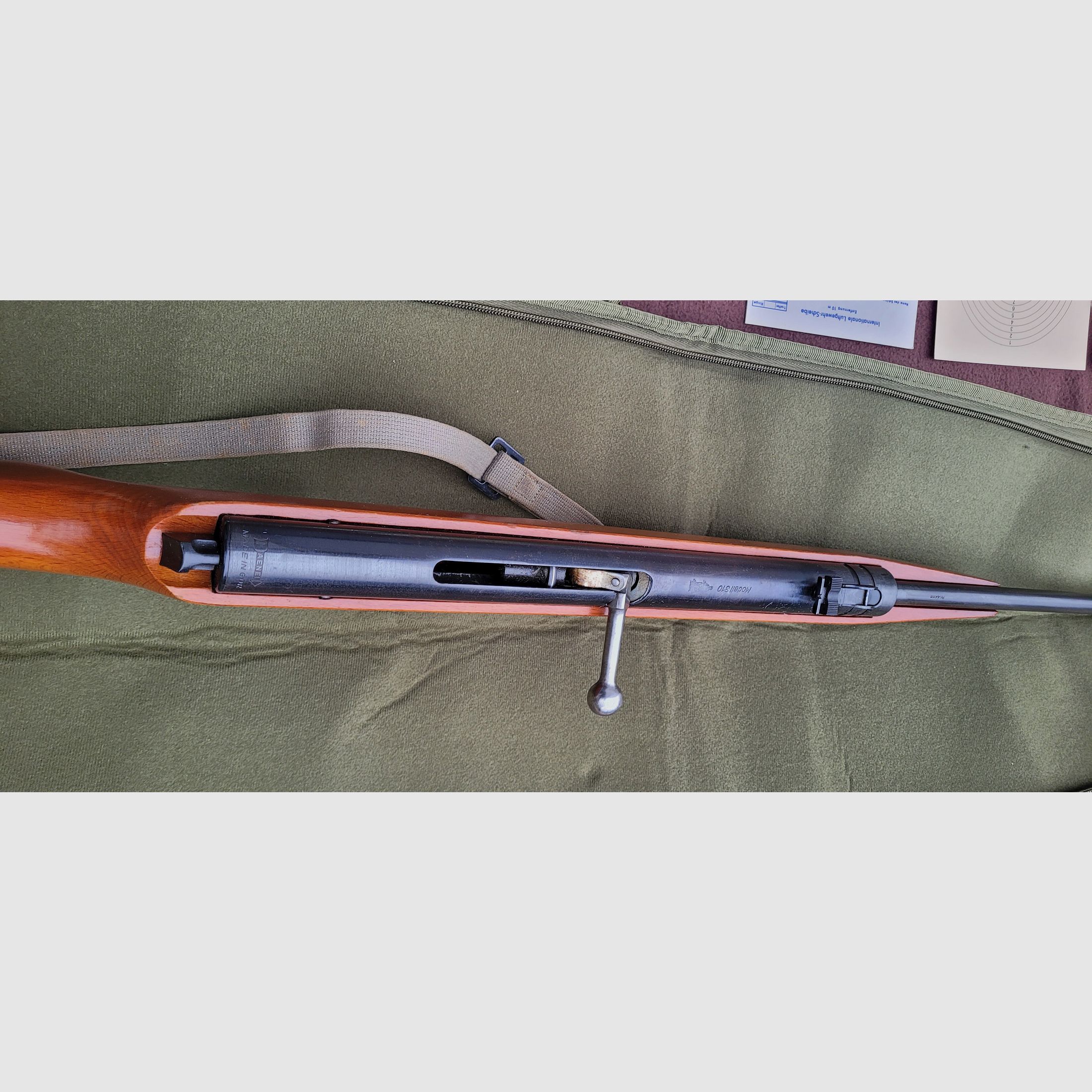 Fusil à air DDR avec chargeur Haenel 310