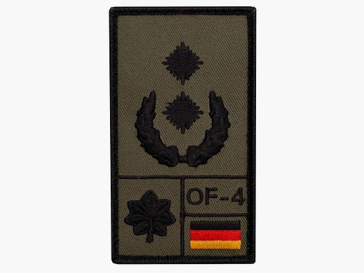 Café Viereck Café Viereck Rank Patch Oberstleutnant oliv