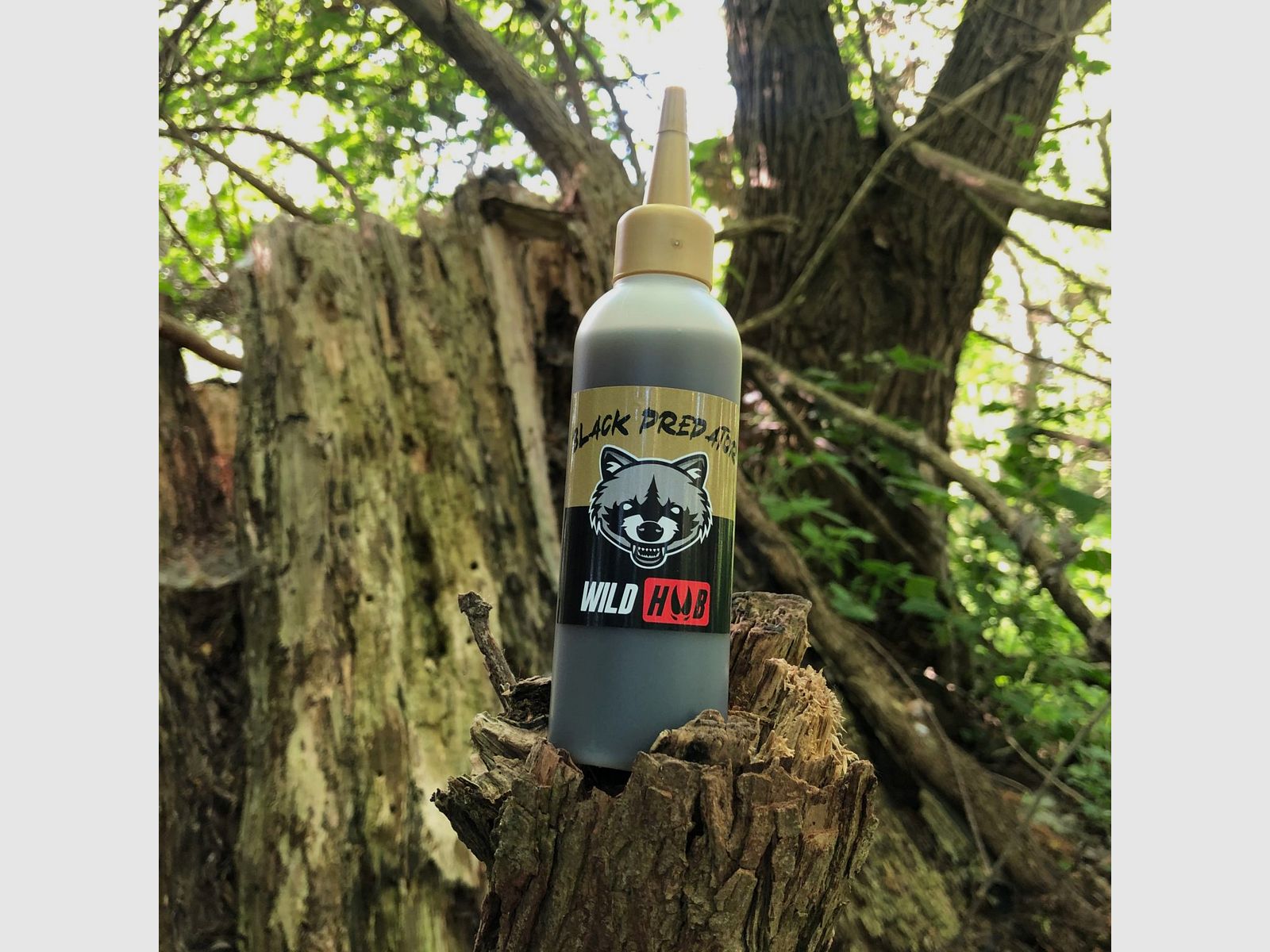 Wild Hub Czarny Drapieżnik Drapieżne Zwierzęta Szop Pracz Pułapka Łowiecka 100ML