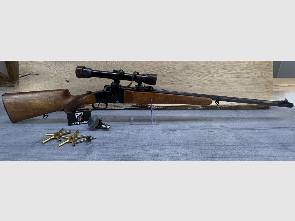 Fusil à bloc vertical - Fritz Langenhan Mod. 1936 + lunette Zielvier et .22lr